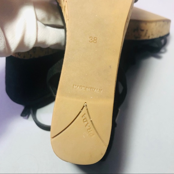 Authentic Prada Wedge Sandals - Picture 9 of 10